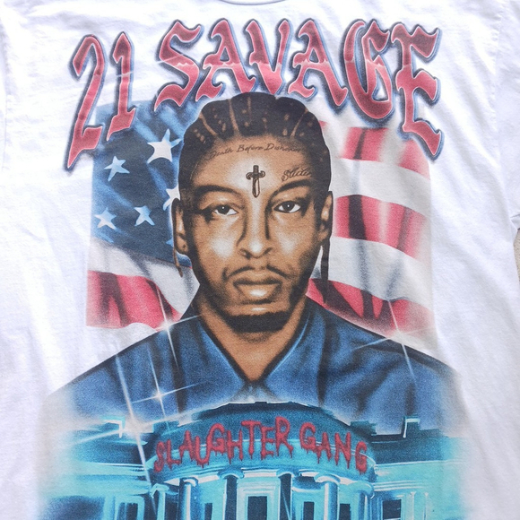 21 Savage American Dream Tour T-Shirt XL - Picture 2 of 5